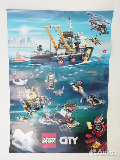 Lego Инструкции, каталоги, коробки,буклеты, плакат
