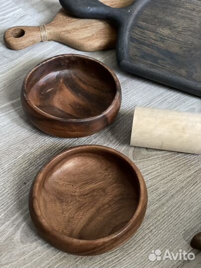 Новая деревянная посуда комплект
