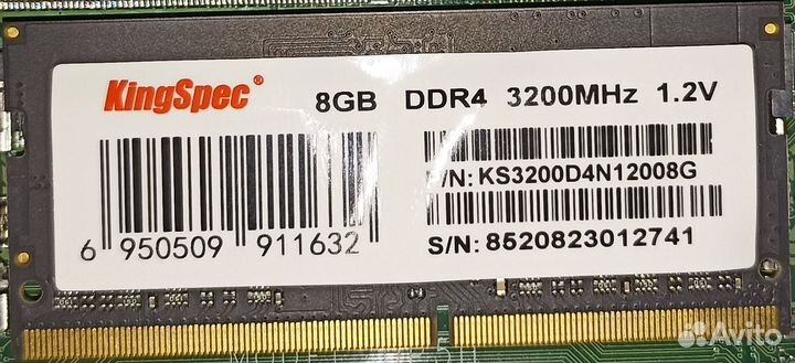 RAM Kingston and KingSpec 8gb DDR4 для ноутбука