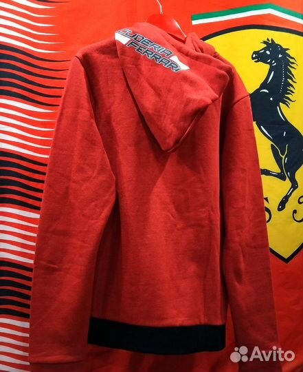Олимпийка-толстовка Scuderia Ferrari красная тепла
