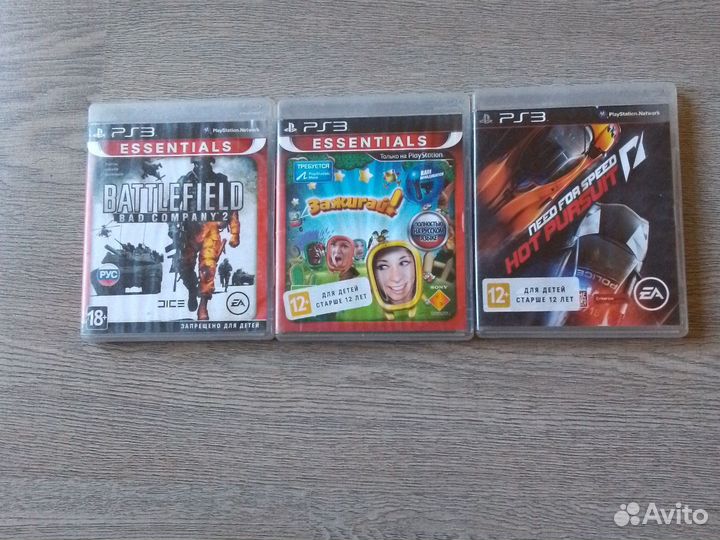 Диски на PS3
