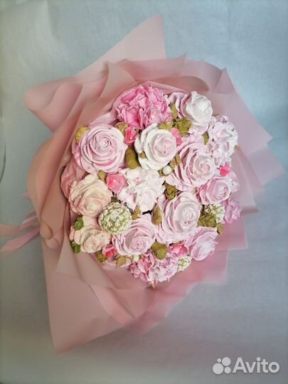 Букет цветов из зефира