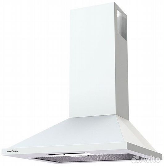 Вытяжка Krona bella 500 white push-button
