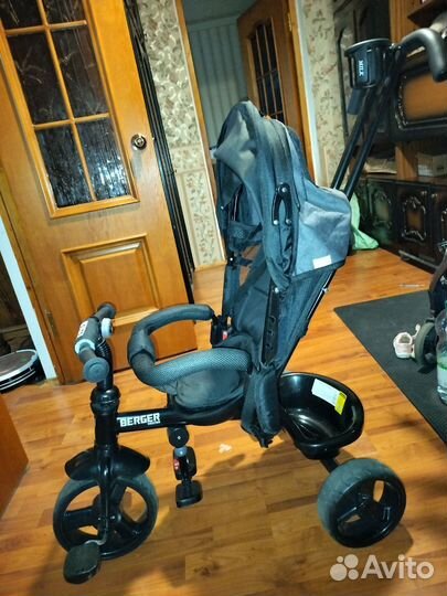 Трехколесный велосипед коляска