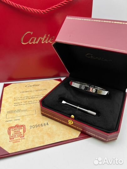 Браслет cartier love с отверткой