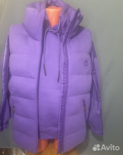 Спортивный костюм женский на флисе тройка