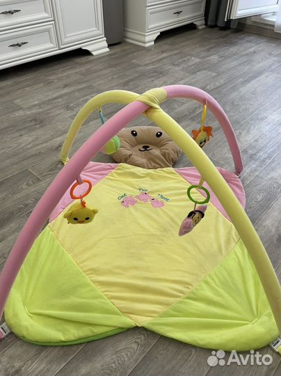 Детский коврик мишка