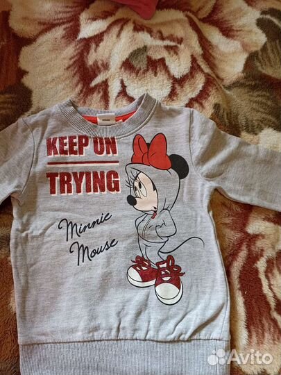 Свитшот для девочки утепленный