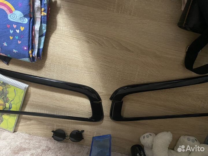 Накладки на молдинги переднего бампера