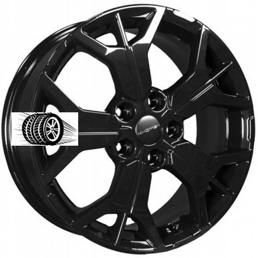 Литые диски Khomen Wheels 7×R17 5×110