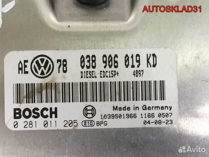 Эбу Skoda Superb 1,9 тди AVF 038906019KD