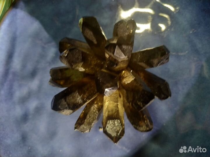 Раухтопаз друза