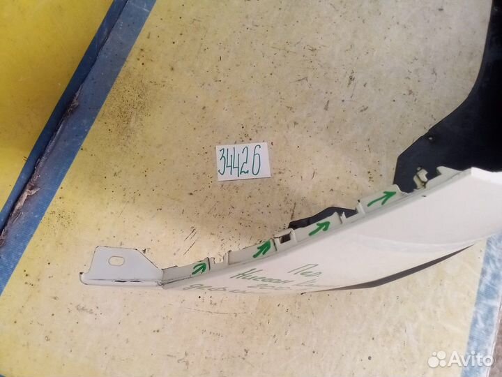 Nissan Qashqai J10 Бампер передний