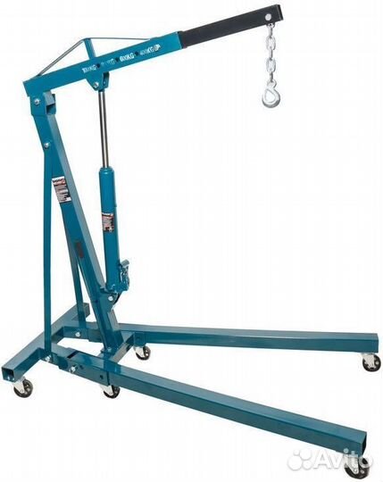 Кран гаражный гидравлический 2 т складной гусак