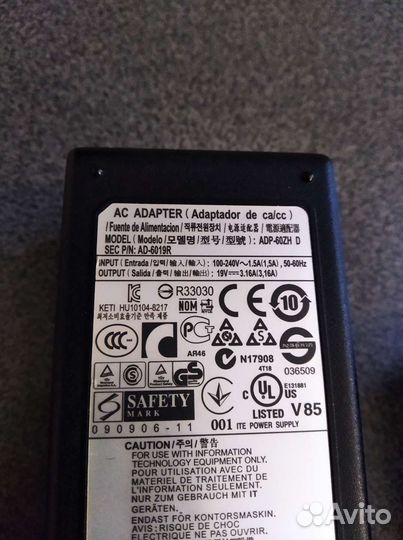 Зарядки Asus и Samsung
