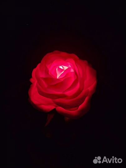 Светильник из изолона/ роза в горшке