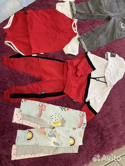 Вещи на девочку 80-92 пакетом