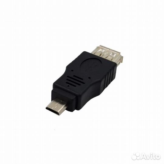 Переходник microUSB штекер на USB 2.0 гнездо