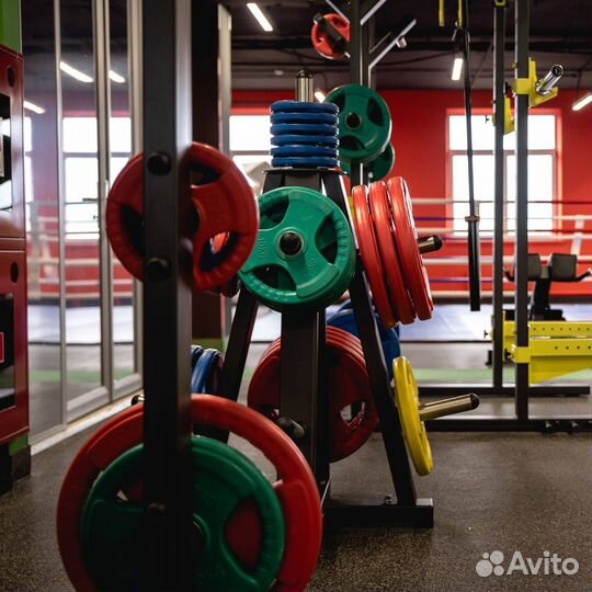 Диски обрезиненные 3 handle D51 мм, 1.25-25 кг