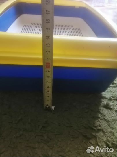 Лоток, туалет для кошек с бортиком