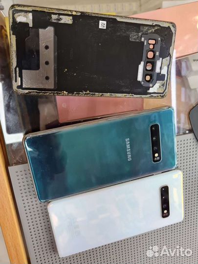 Крышка samsung S10 plus orig черная