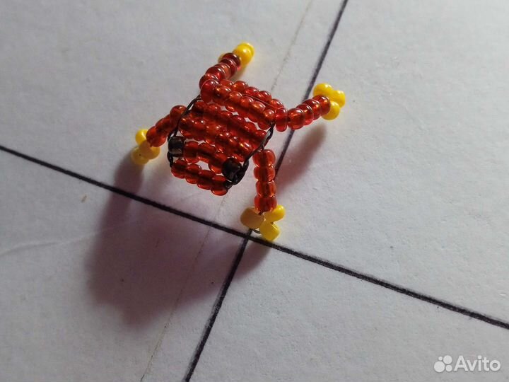 Лягушка из бисера