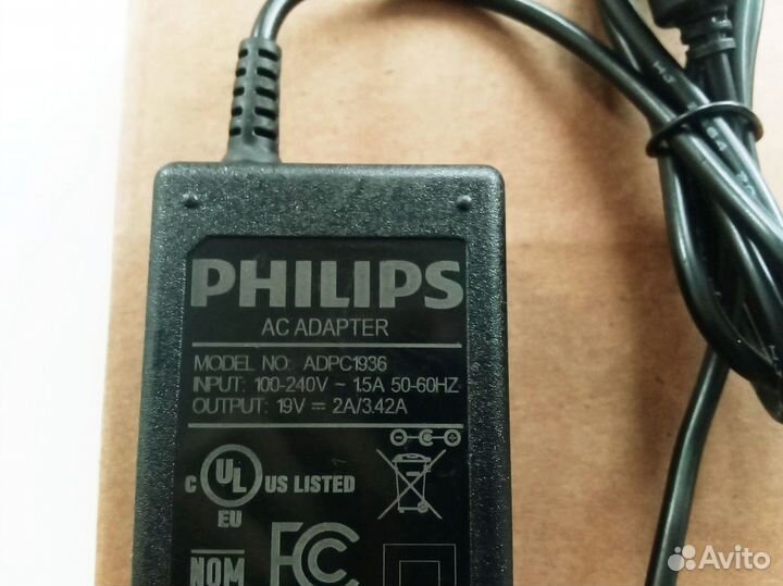 Блок питания Philips 234E5qhab: 19V 3.42A ADPc1965