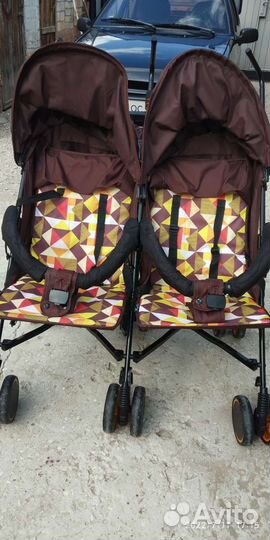 Коляска для двойни
