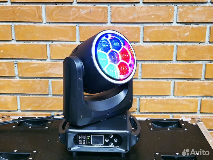 Голова wash 7x40 пиксельная с диодным кольцом