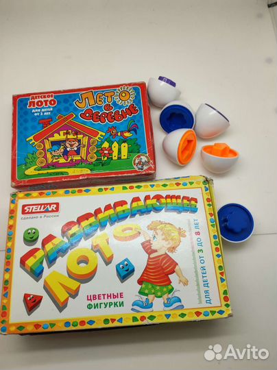 Игрушки пакетом развивающие