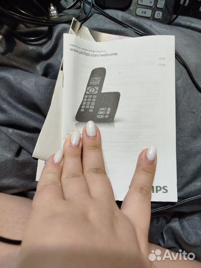 Домашний телефон philips (2 трубки)