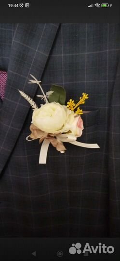 Бутоньерка для жениха свадебная