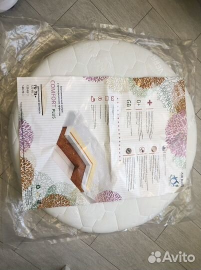 Анатомический детский матрас с ортопедическим эффе