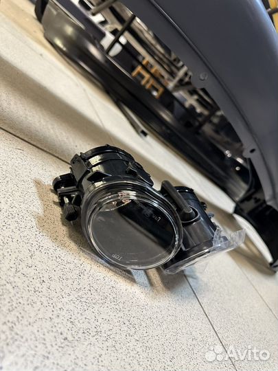 Bmw e46 передний бампер M tech 2 с птф