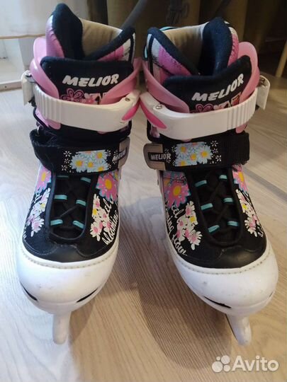 Коньки детские раздвижные