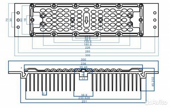 LED модуль для парковых светильников