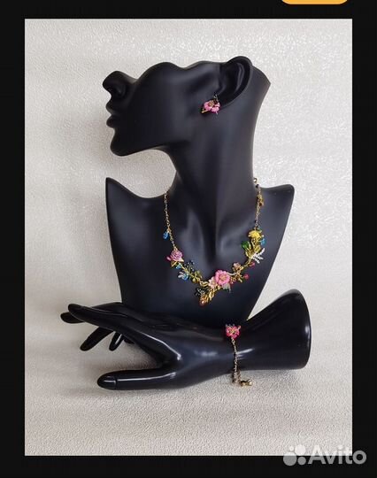 Колье серьги браслет украшения Les Nereides