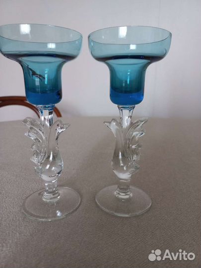 Подсвечники Гусь Хрустальный