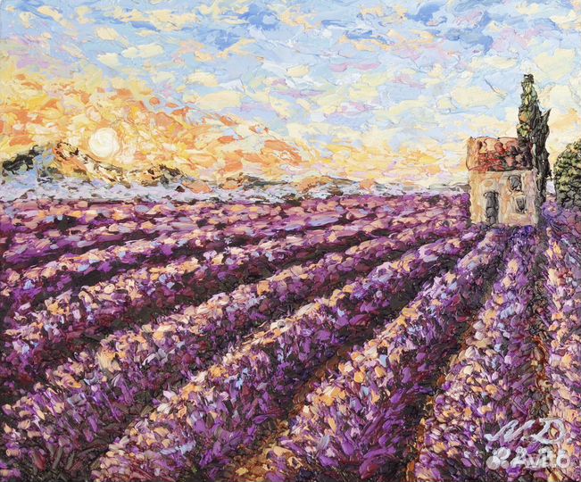 Картина маслом Прованс 