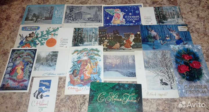 Открытки СССР Новый Год