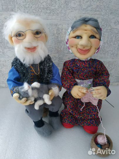 Кукла домовые Василий и Василиса