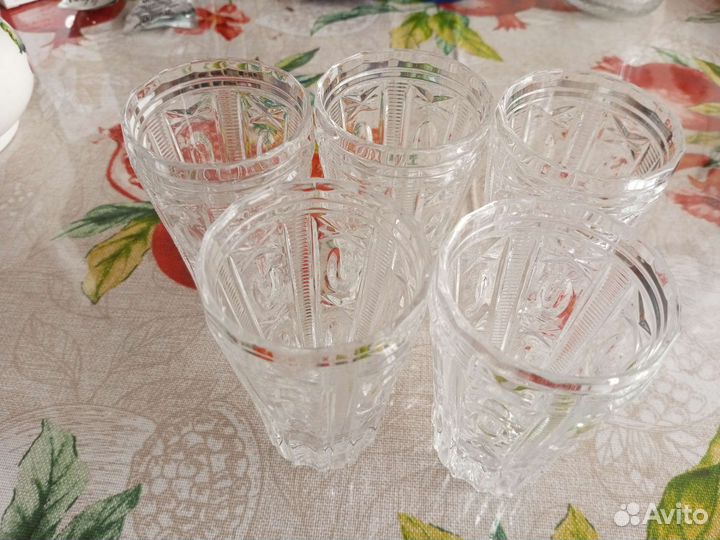 Хрустальные стопки стаканы СССР