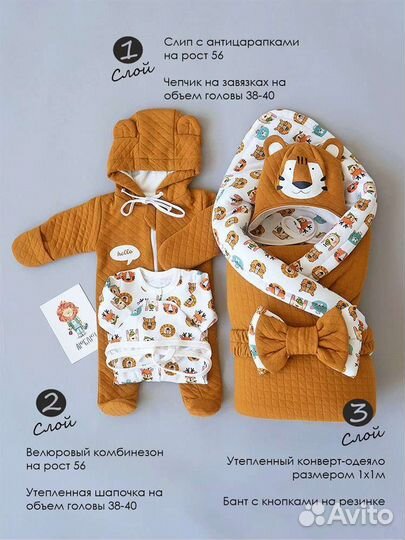 Комплект на выписку демисезонный