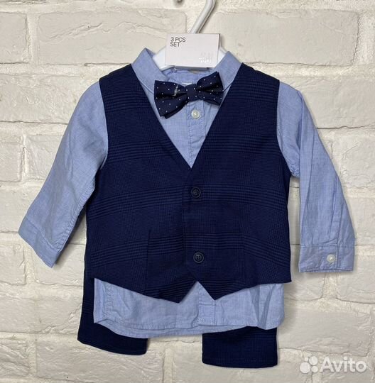 Костюм h&m hm тройка классический для малыша 74 р