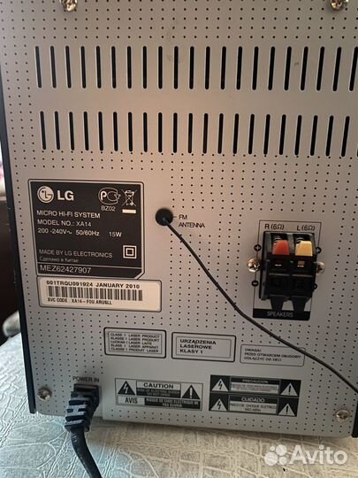 Музыкальный центр lg