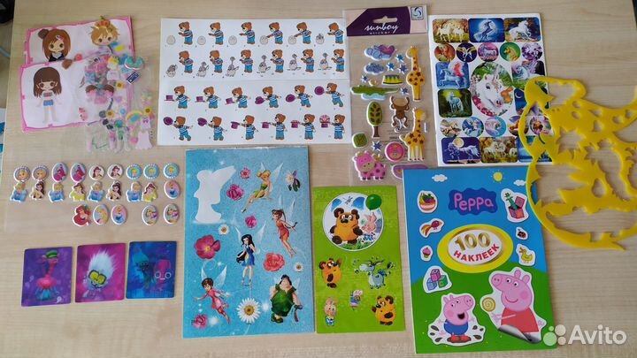 Наклейки, журналы, раскраски