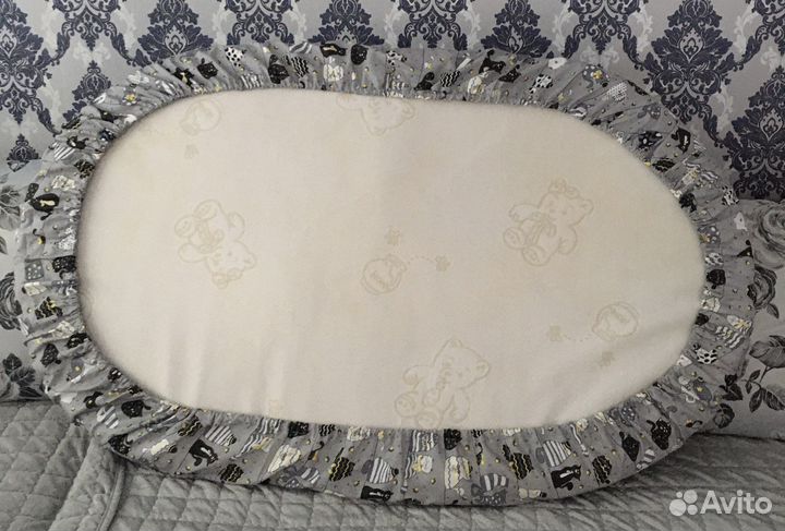 Простынь на овальную кроватку