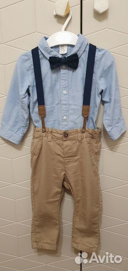 H&M костюм 12м-18м