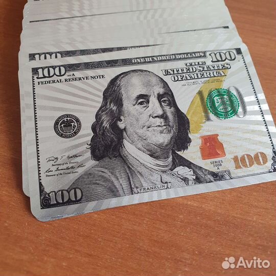 Игральные карты колода 54 шт Доллар