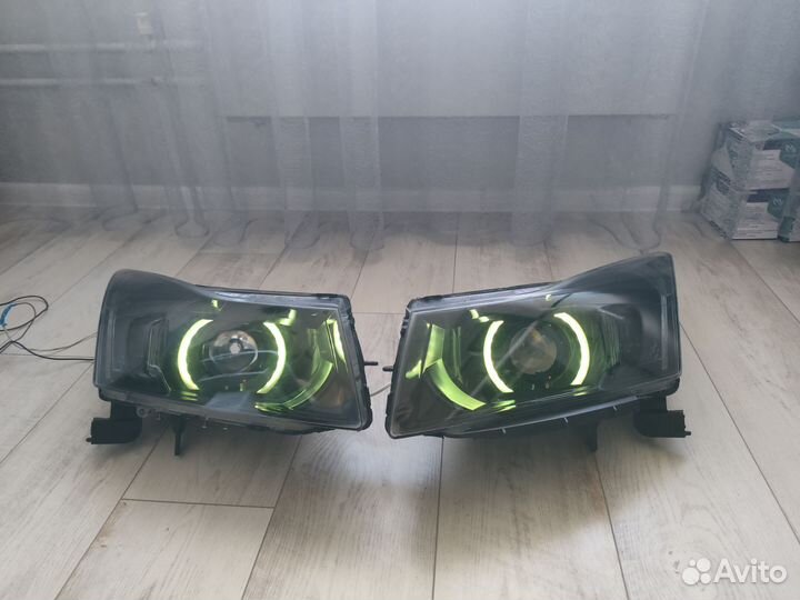 Фары Шевроле Круз Камаро + rgb